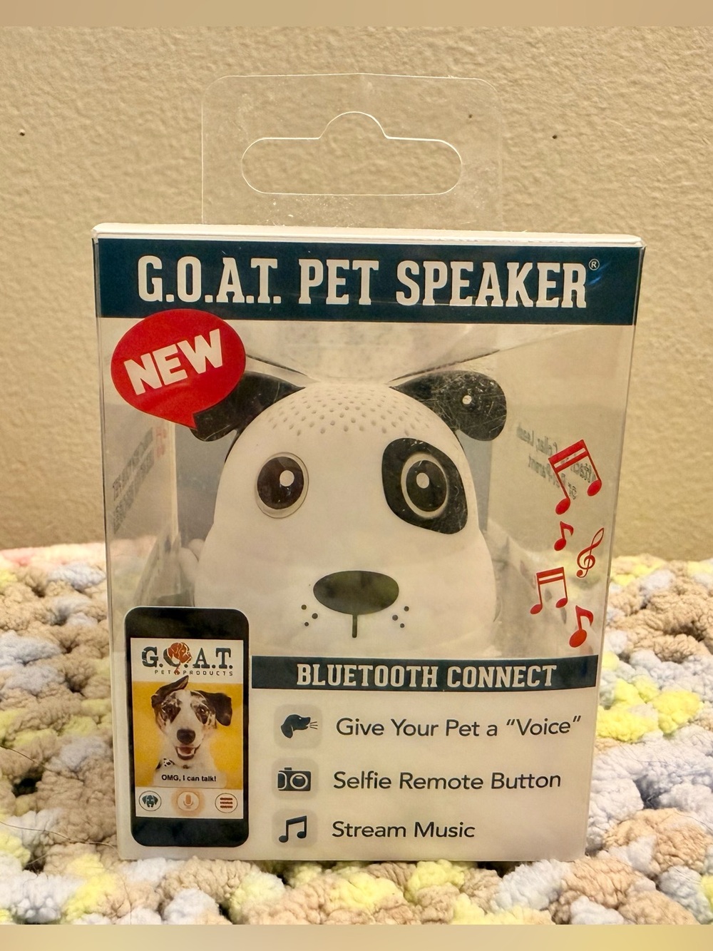G.O.A.T. Pet Bluetooth Speaker Spotted Dog